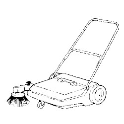 Manual Scout 27 Push Sweeper